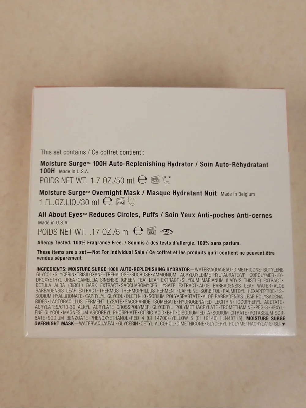 Clinique Moisture Surge Hydrating Set - Three Moisture Surge Products